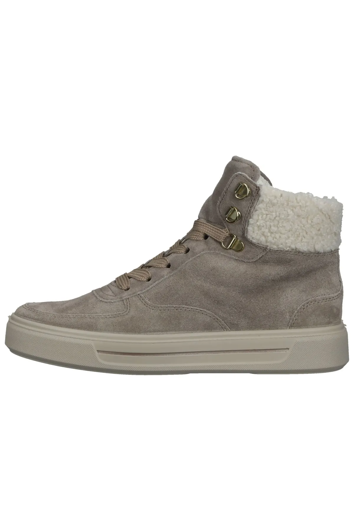 ARA  Stiefelette - Beige - Flacher Absatz