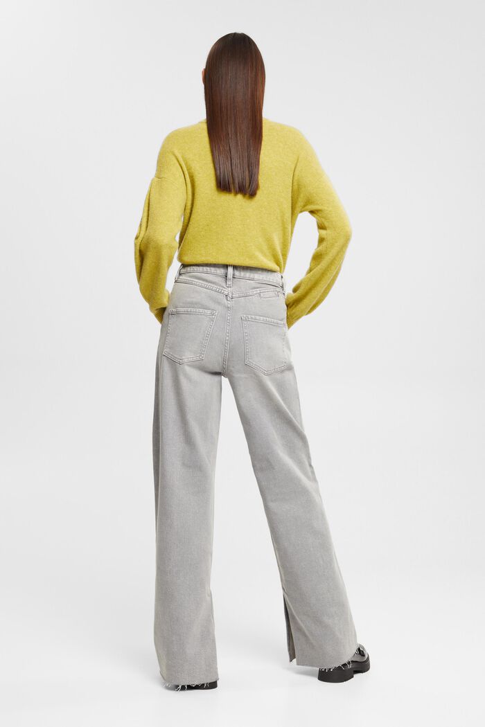 Jeans mit weitem Bein, 100 % Baumwolle
