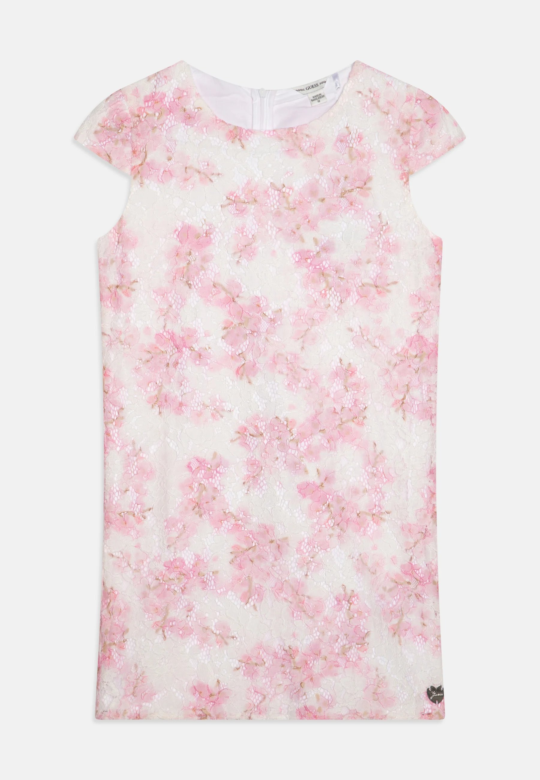 Guess JUNIOR LACE CAP SLEEVE DRES - Vestido elegante