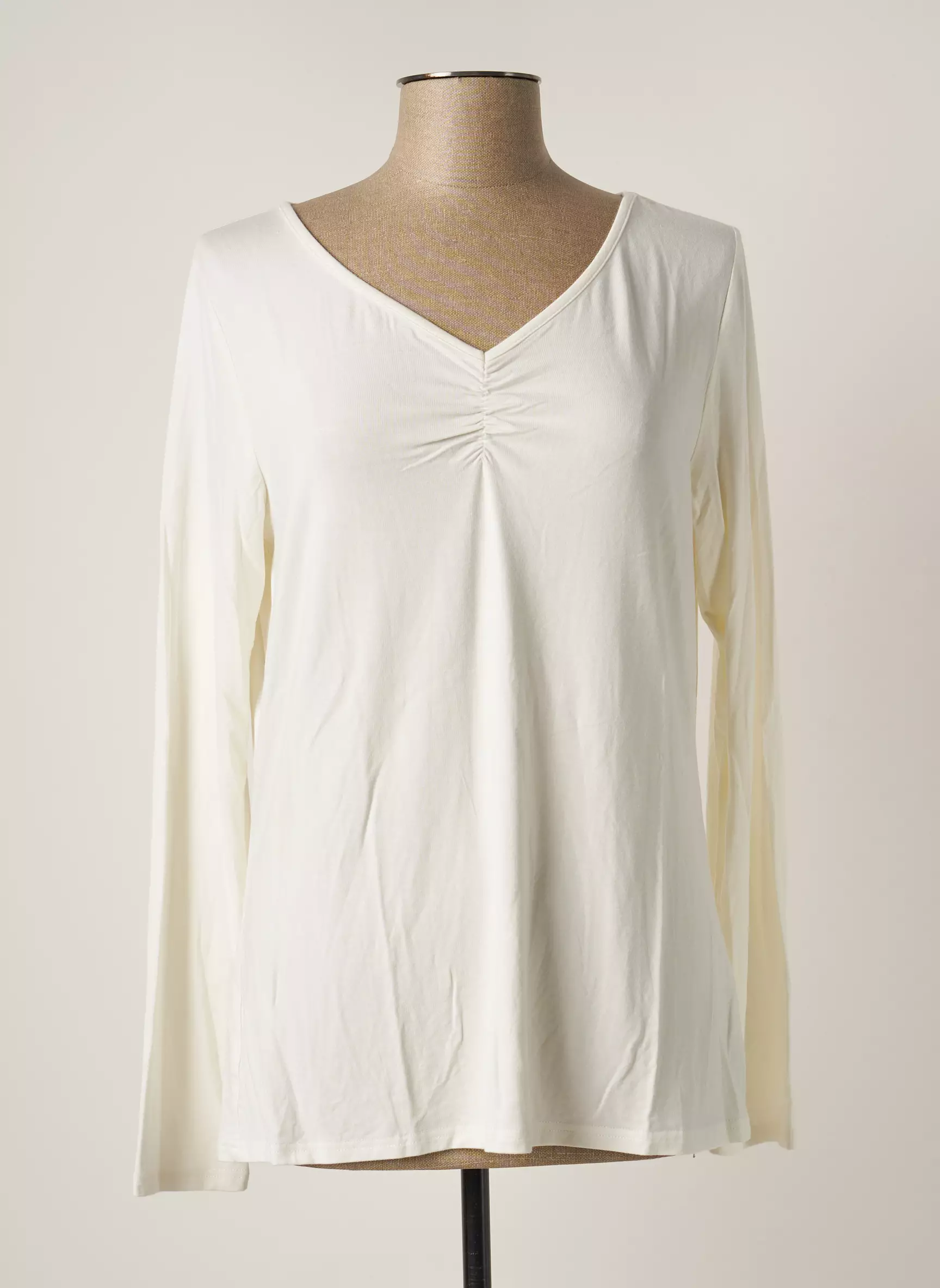 La Fiancee Du Mekong Tops Femme couleur beige