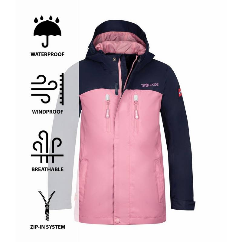 Trollkids Nusfjord Regenjacke Kinder