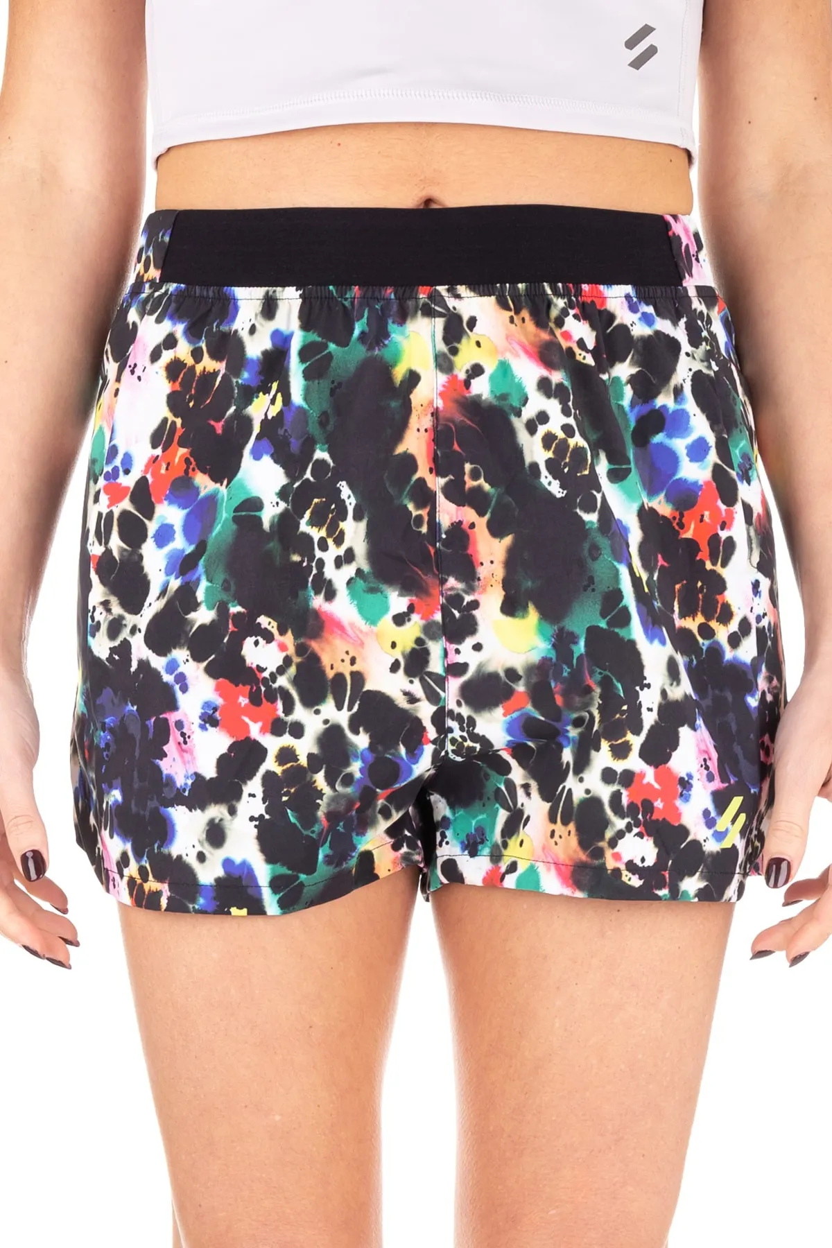 SUPERDRY  Kurze Sporthose - Mehrfarbig - Mittlerer Bund