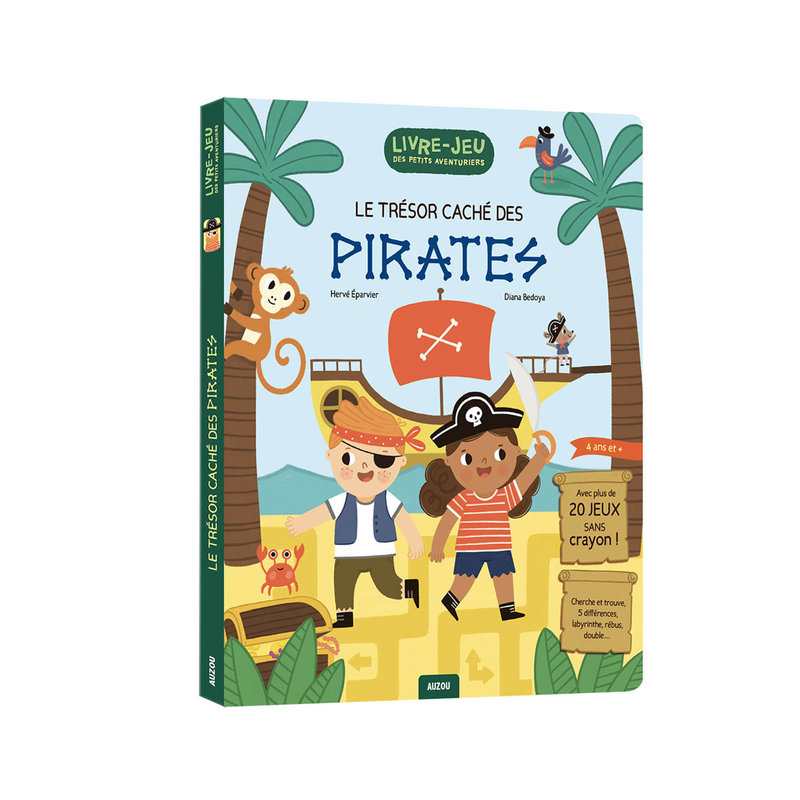 Livre Le trésor caché des pirates - Auzou