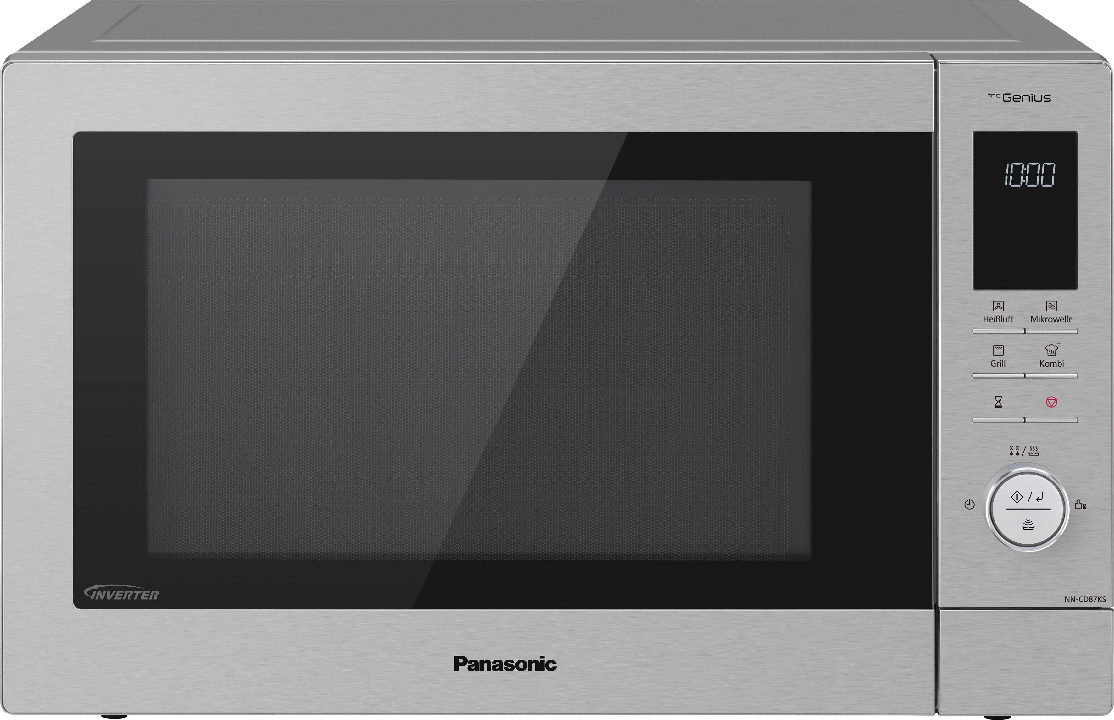Panasonic Mikrowelle NN-CD87KSGTG, Grill und Heißluft, 34 l