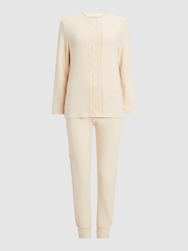 Loungewear im Set in offwhite
