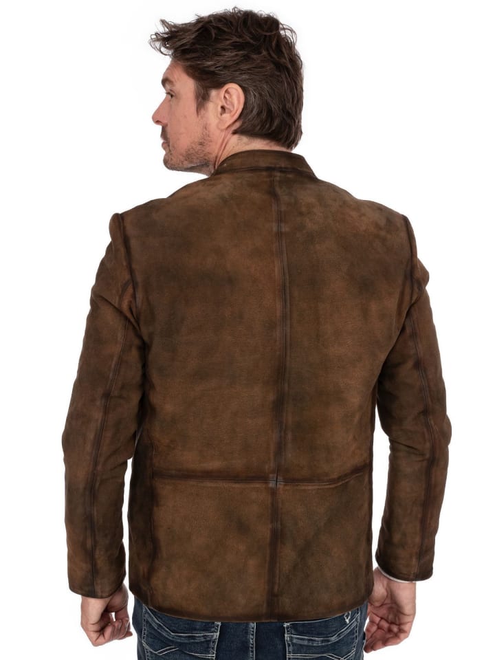 MADDOX Lederjacke KIRNBERG in braun günstig kaufen