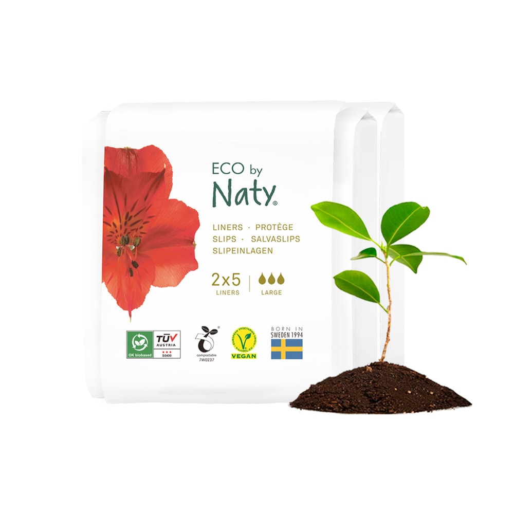 ECO by Naty Etui Protège-slips - Large - Format poch e Hygiène Féminine