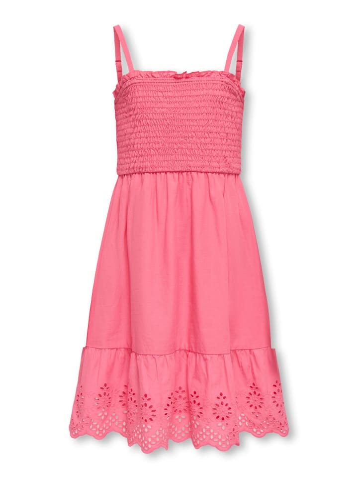KIDS ONLY Sommerkleid KOGLOU LIFE EMB SMOCK DRESS in camellia rose günstig kaufen