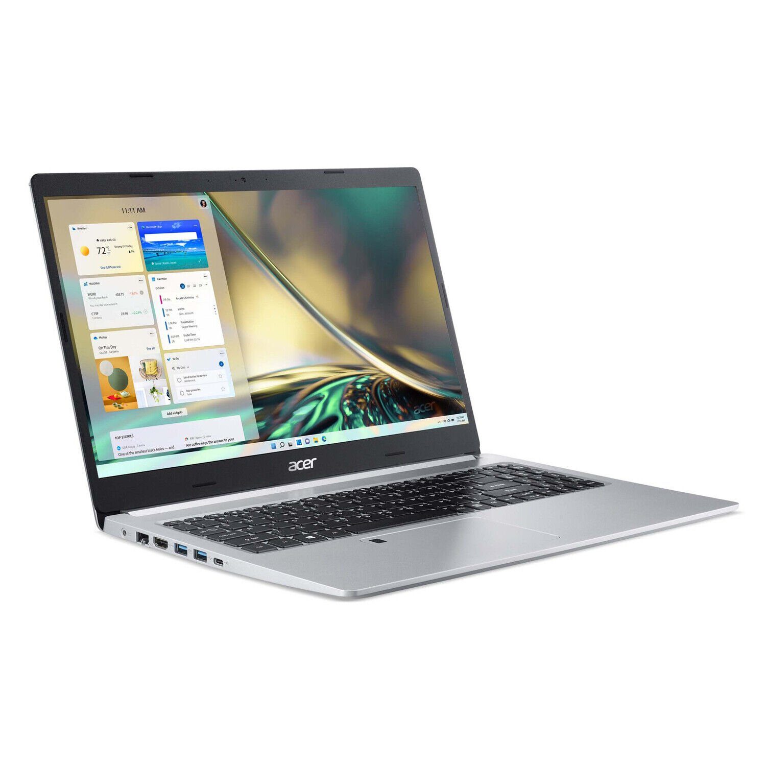 Acer Aspire A515 Notebook (39,00 cm/15.6 Zoll, AMD Ryzen 7 5700U, Radeon, 500 GB SSD, 8-core CPU, Tastaturbeleuchtung)