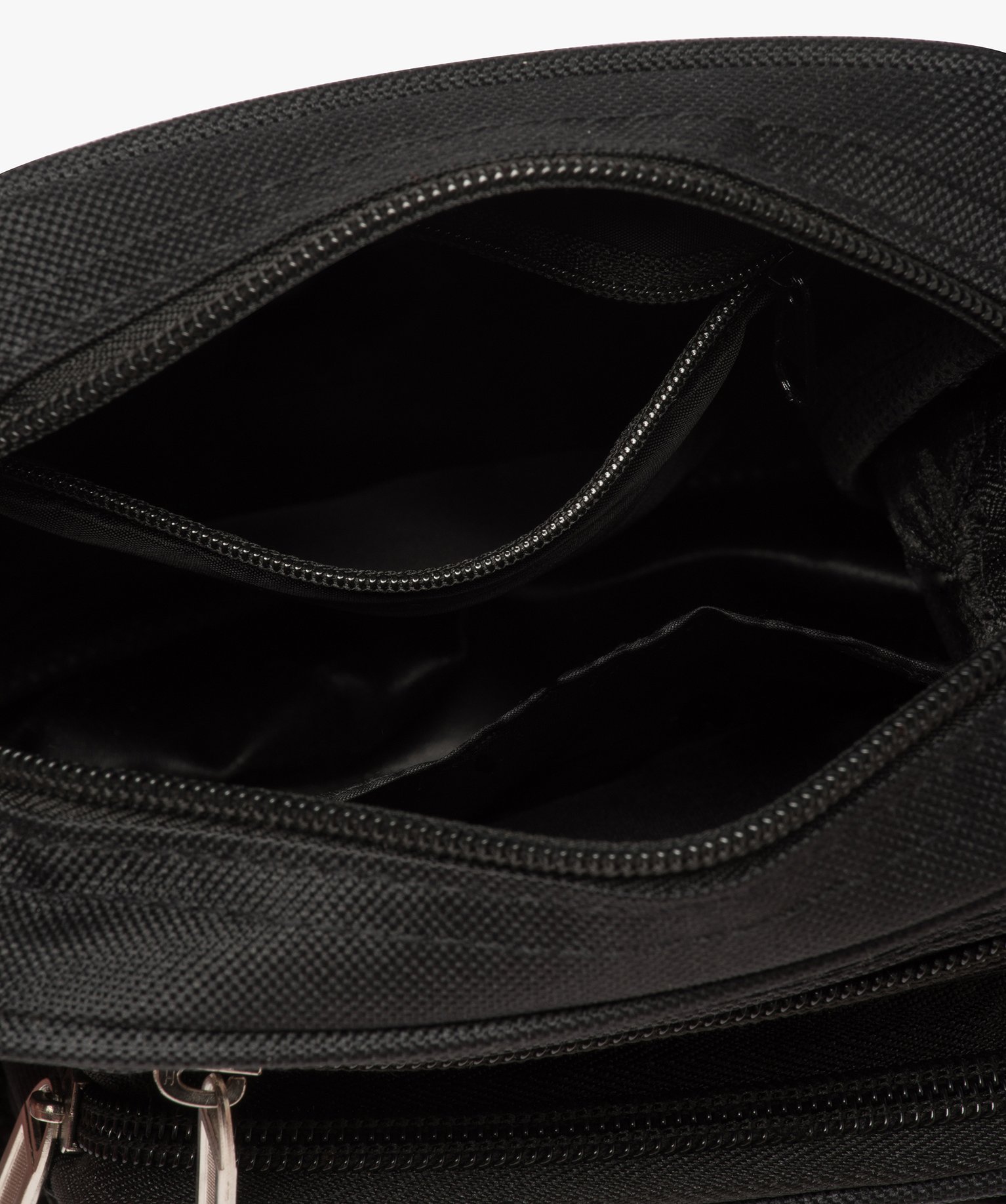 Sacoche homme en toile petit format noir | GEMO