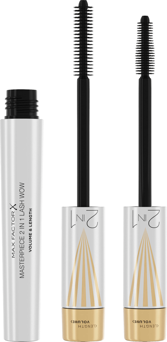 Mascara Masterpiece 2in1 Lash Wow 01 Black, 7 ml