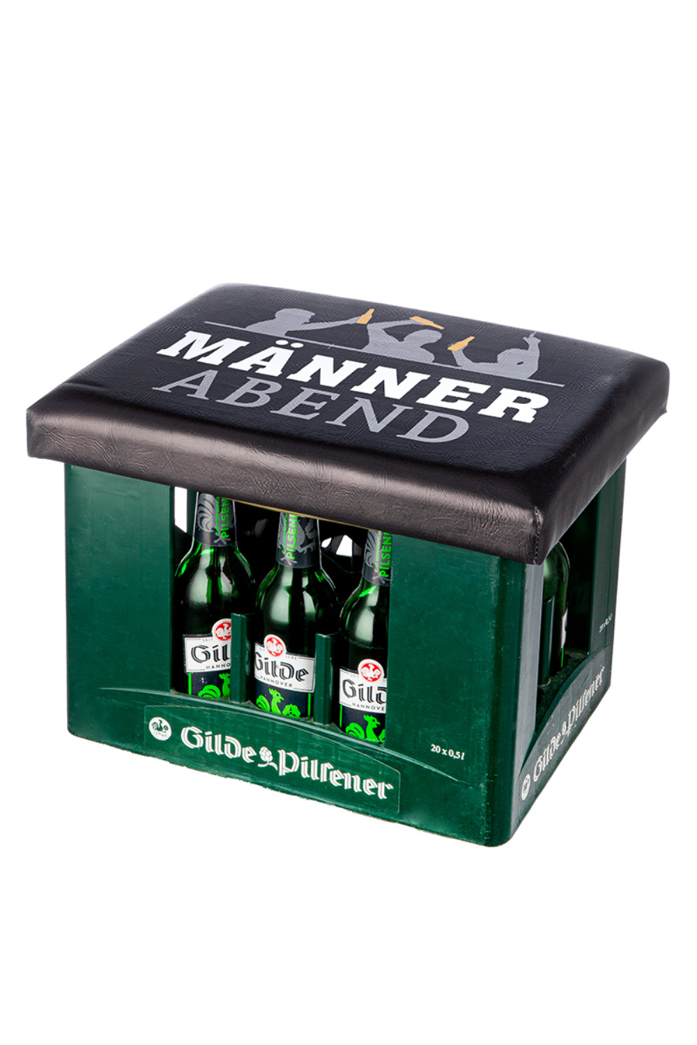 Sitzpolster Männerabend schwarz