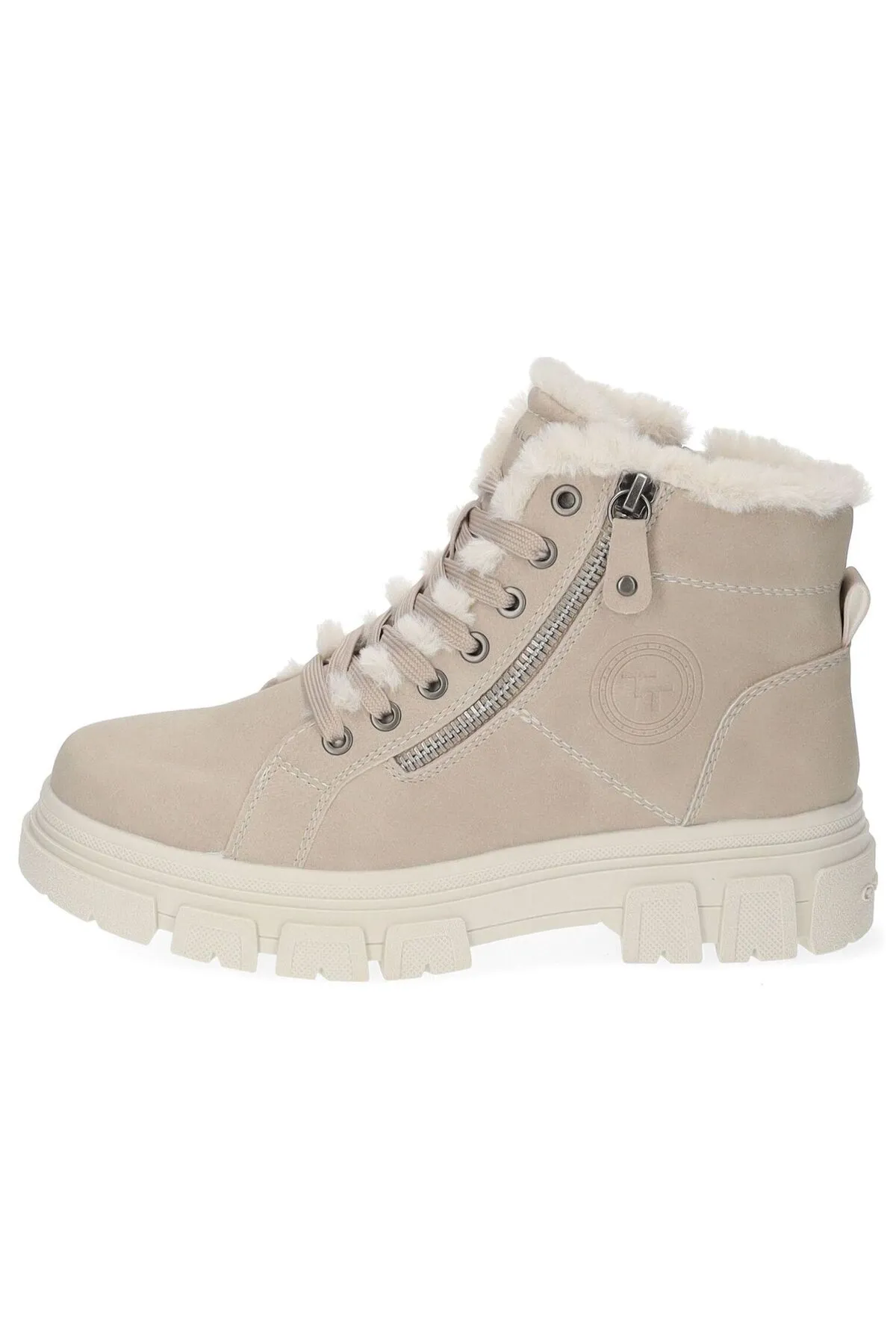 Tom Tailor  Stiefelette - Grau - Blockabsatz