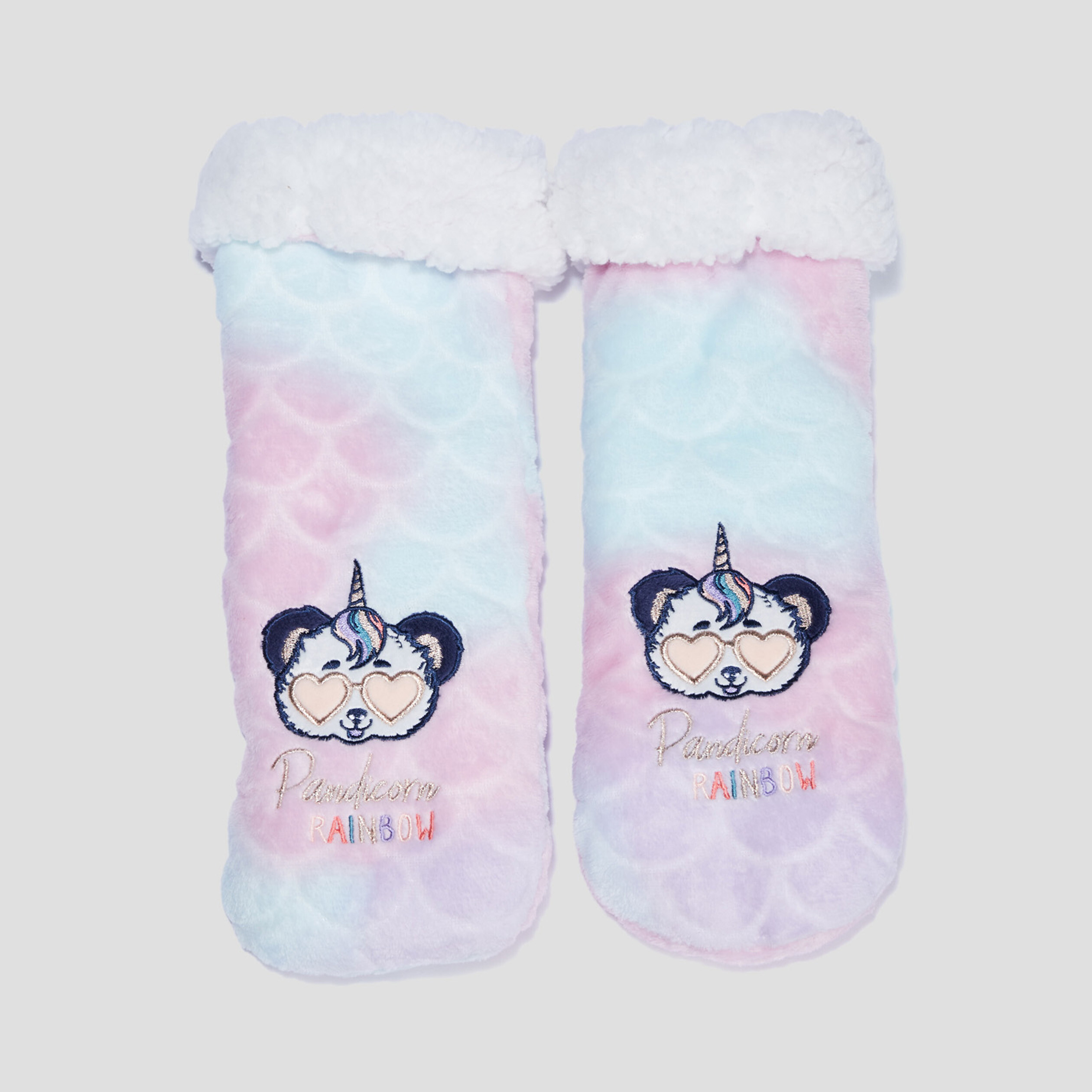 Chaussettes d'intérieur rose fille | La Halle
