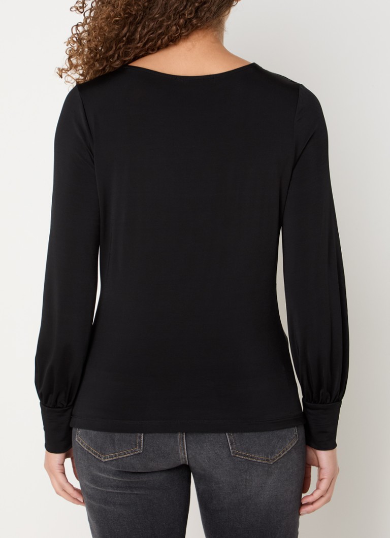 Expresso  Tuniek met geknoopt detail en V-hals
