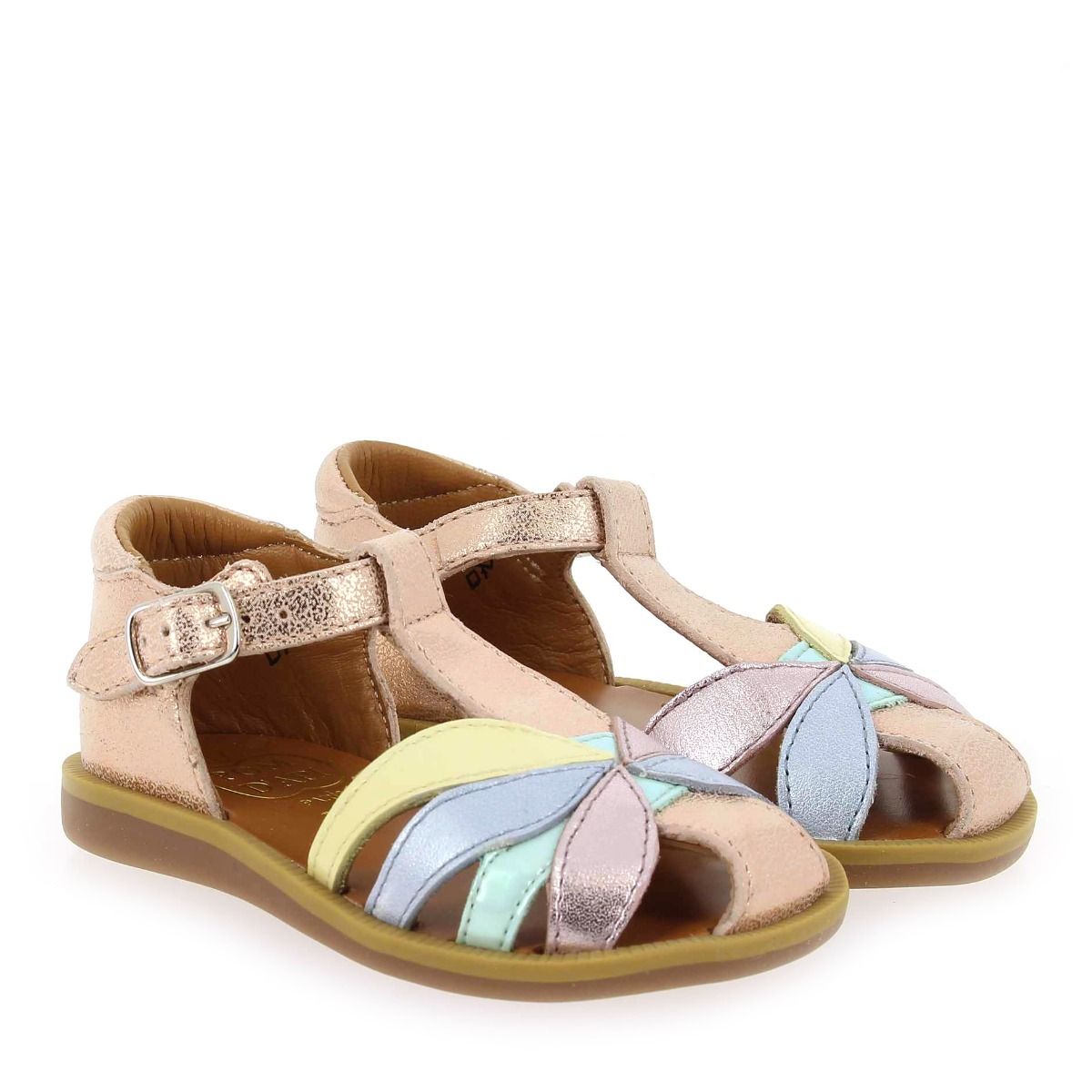 Pom d'api  POPPY OTO E23 - Nude multi