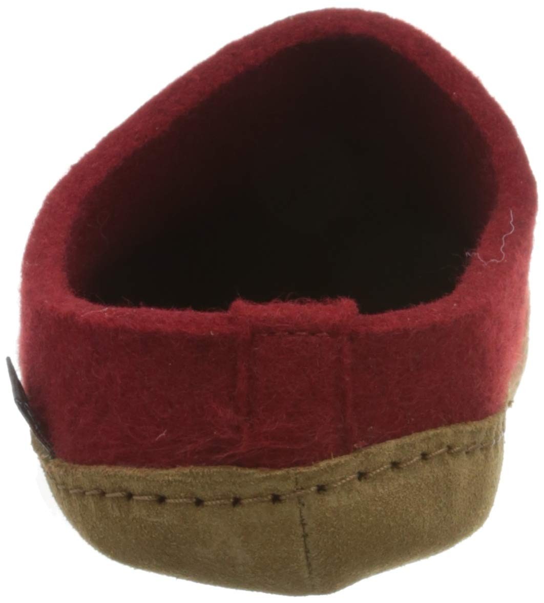 HAFLINGER Hausschuhe rot