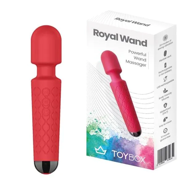 Toy-Box Royal tryllestavmassageapparat i form af en tryllestav