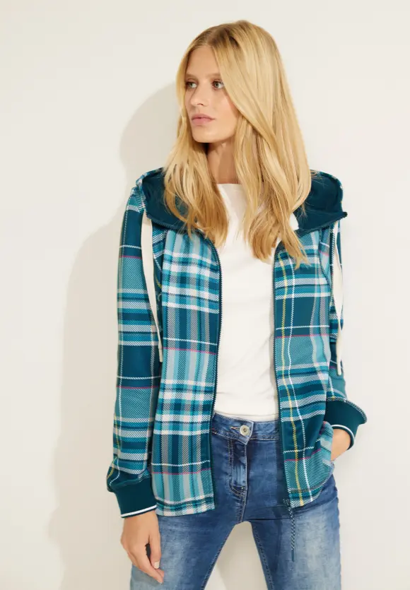 CECIL Sportive Print Sweatjacke