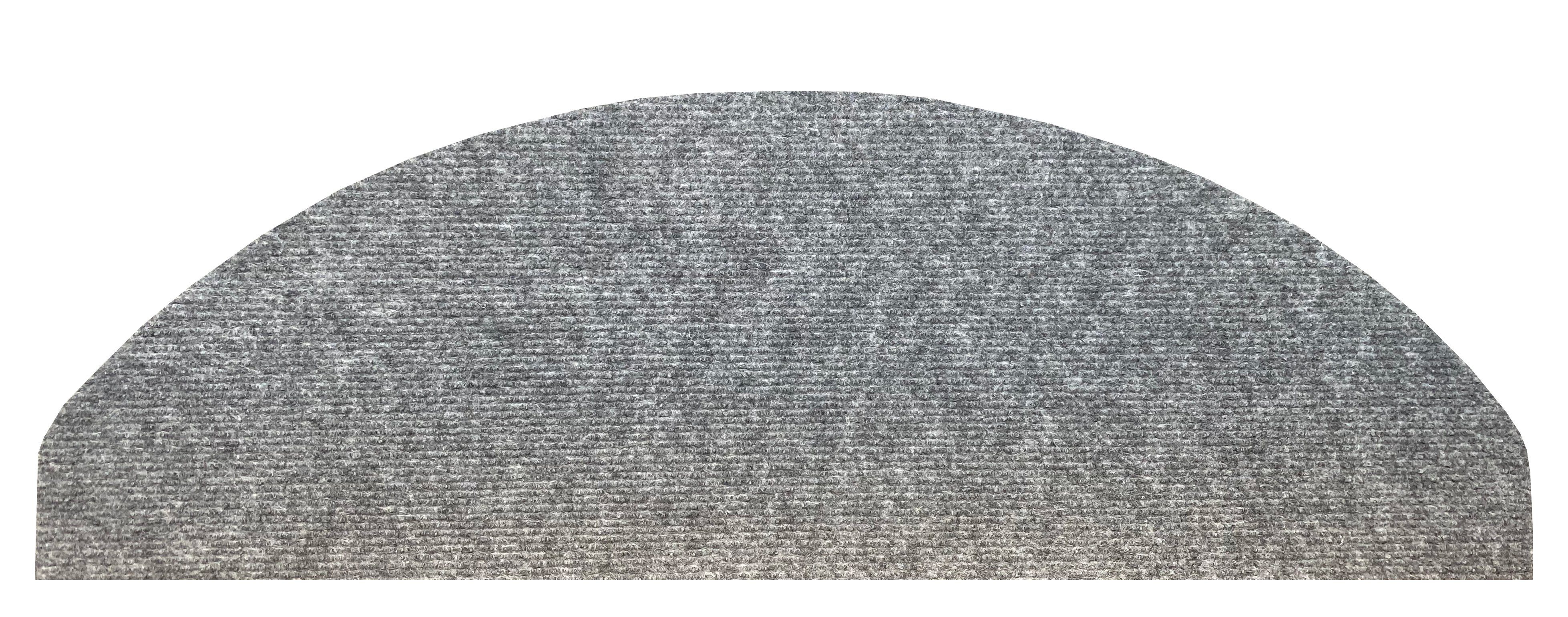 Stufenmatte BASIC - Anthrazit und Grauit, Schutz und Einfachheit für Ihre Treppe, Primaflor-Ideen in Textil, rechteckig abgerundet, Höhe: 3,5 mm