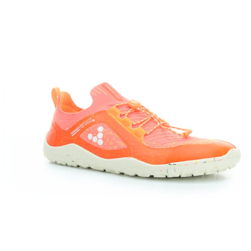 Vivobarefoot Primus Trail Knit FG L Papaya Textile Outdoor-Barfußschuhe