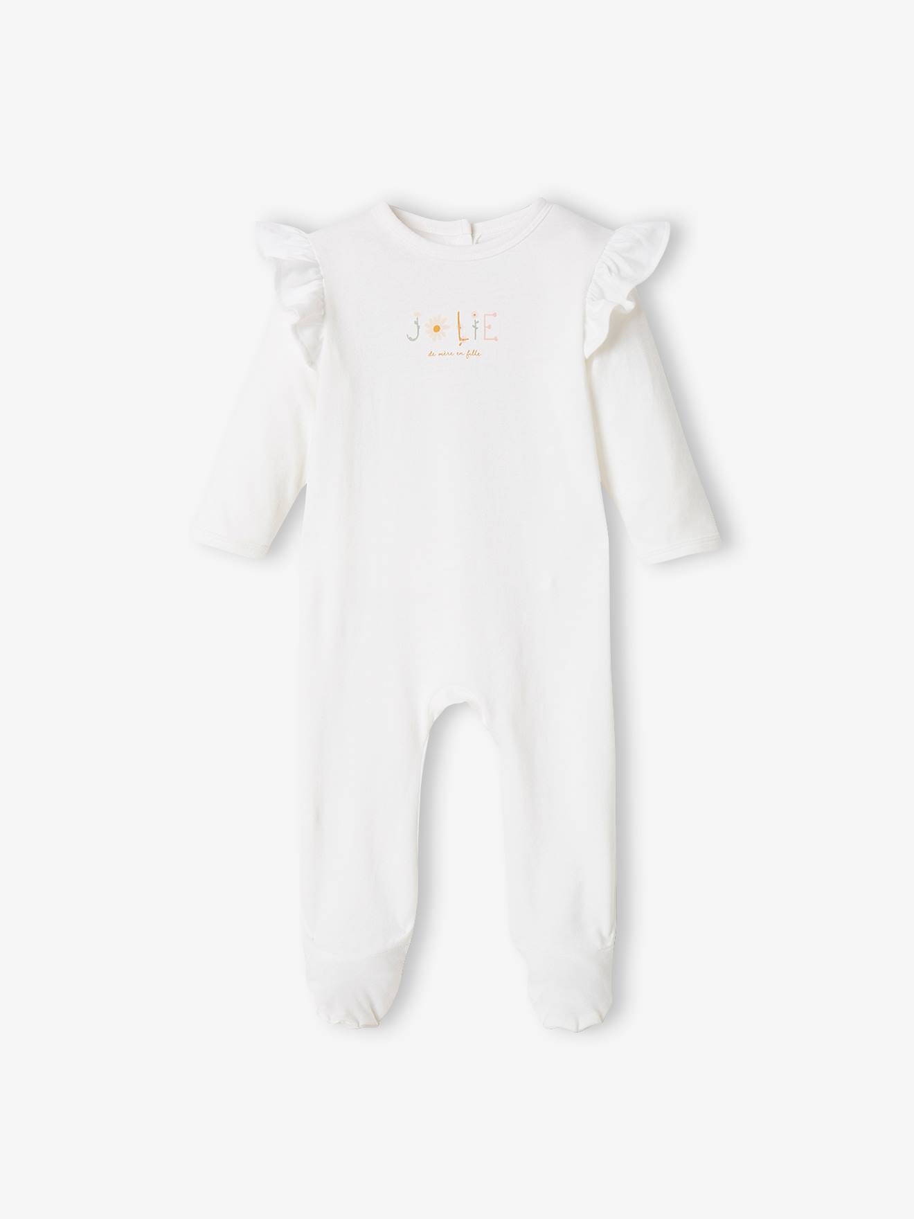 Vertbaudet 2er-Pack Mädchen Baby Strampler Oeko-Tex - pfirsich