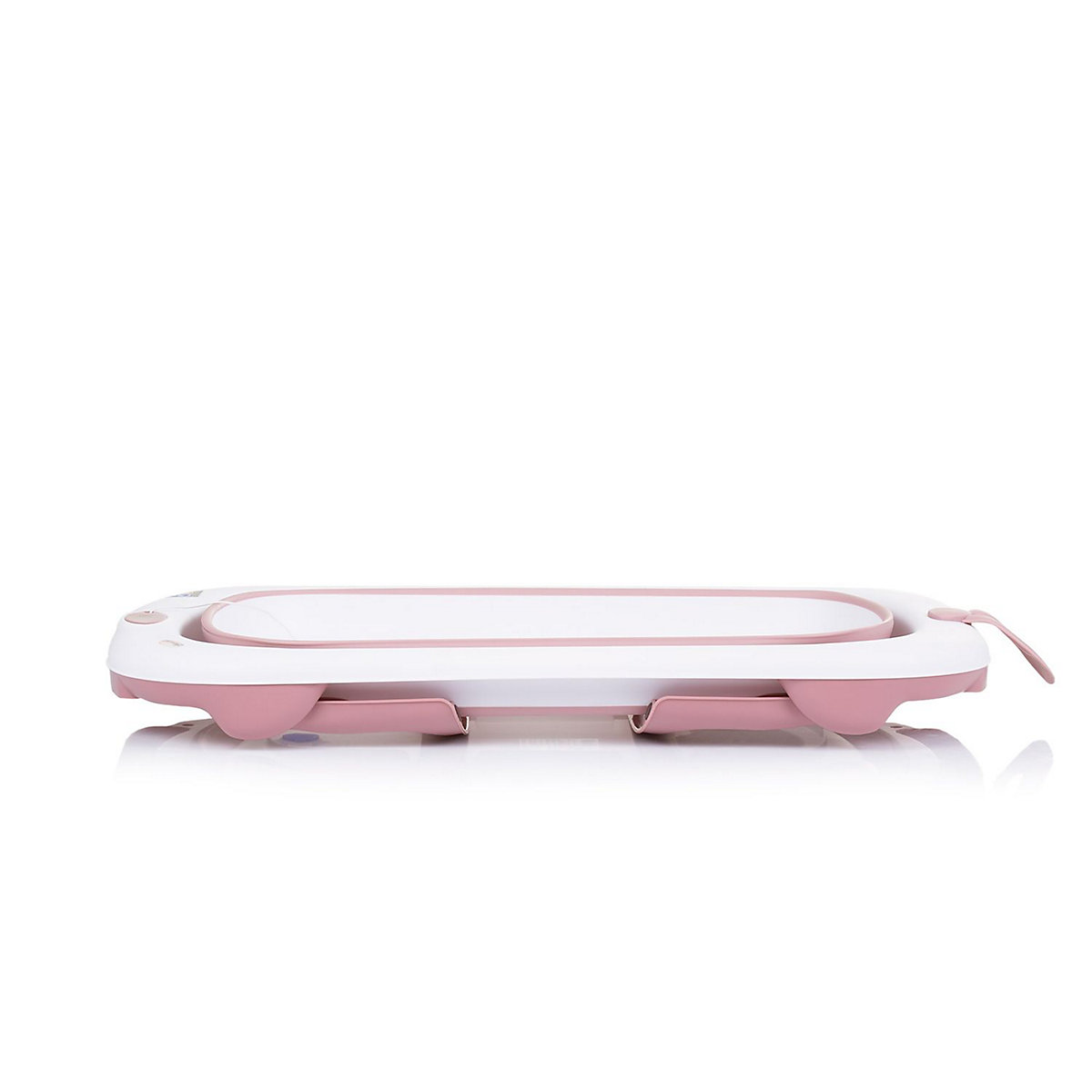 Babybadewanne Coral faltbar 87 cm Wasserablauf integriertes Thermometer Babybadewannen