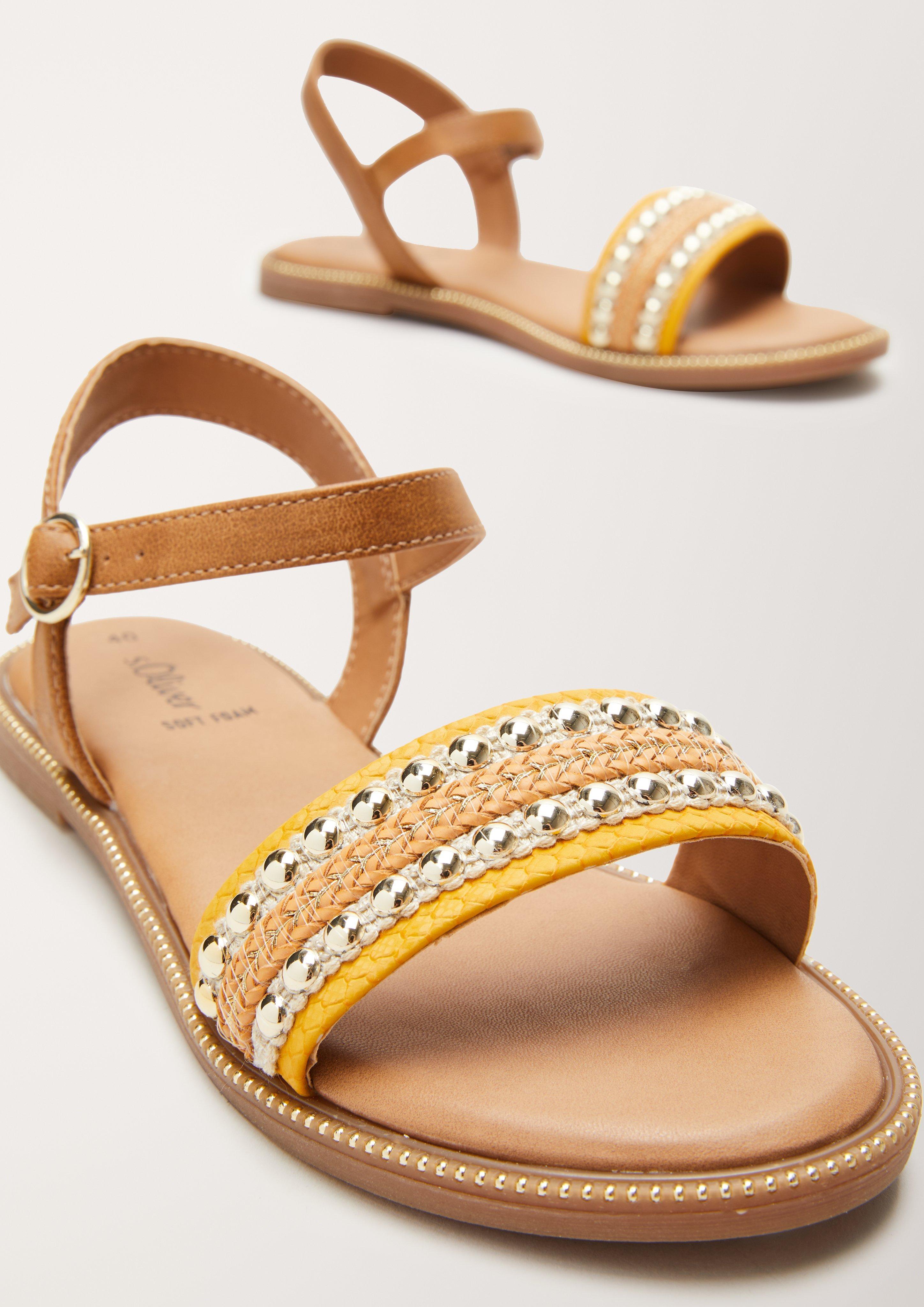 Sandalen mit Schmucksteinchen  6005328-318