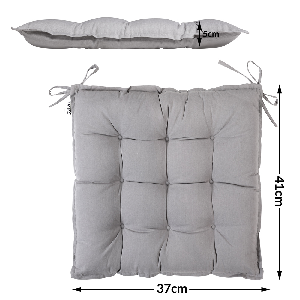 Detex Sitzkissen 4er-Set Cozy Grau