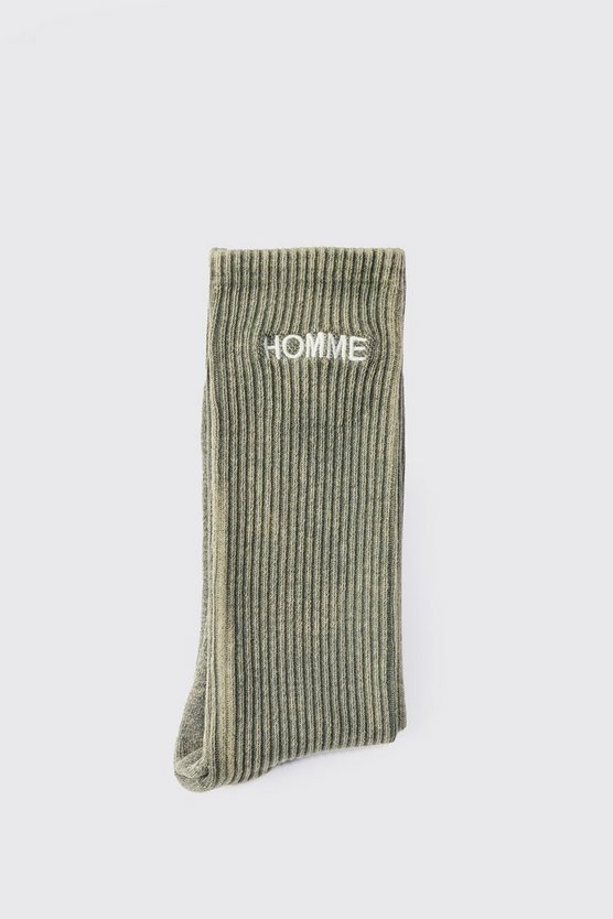 Grüne Homme Socken