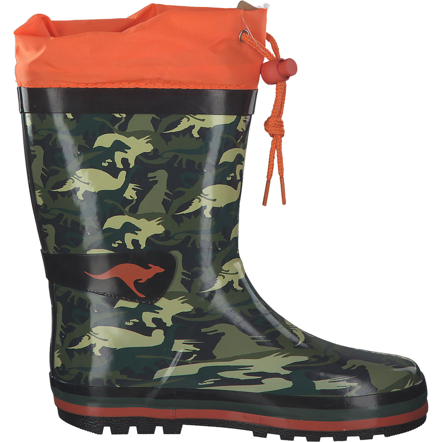KangaROOS K-Rain 18244, Gummistiefel, Kinder, Olive