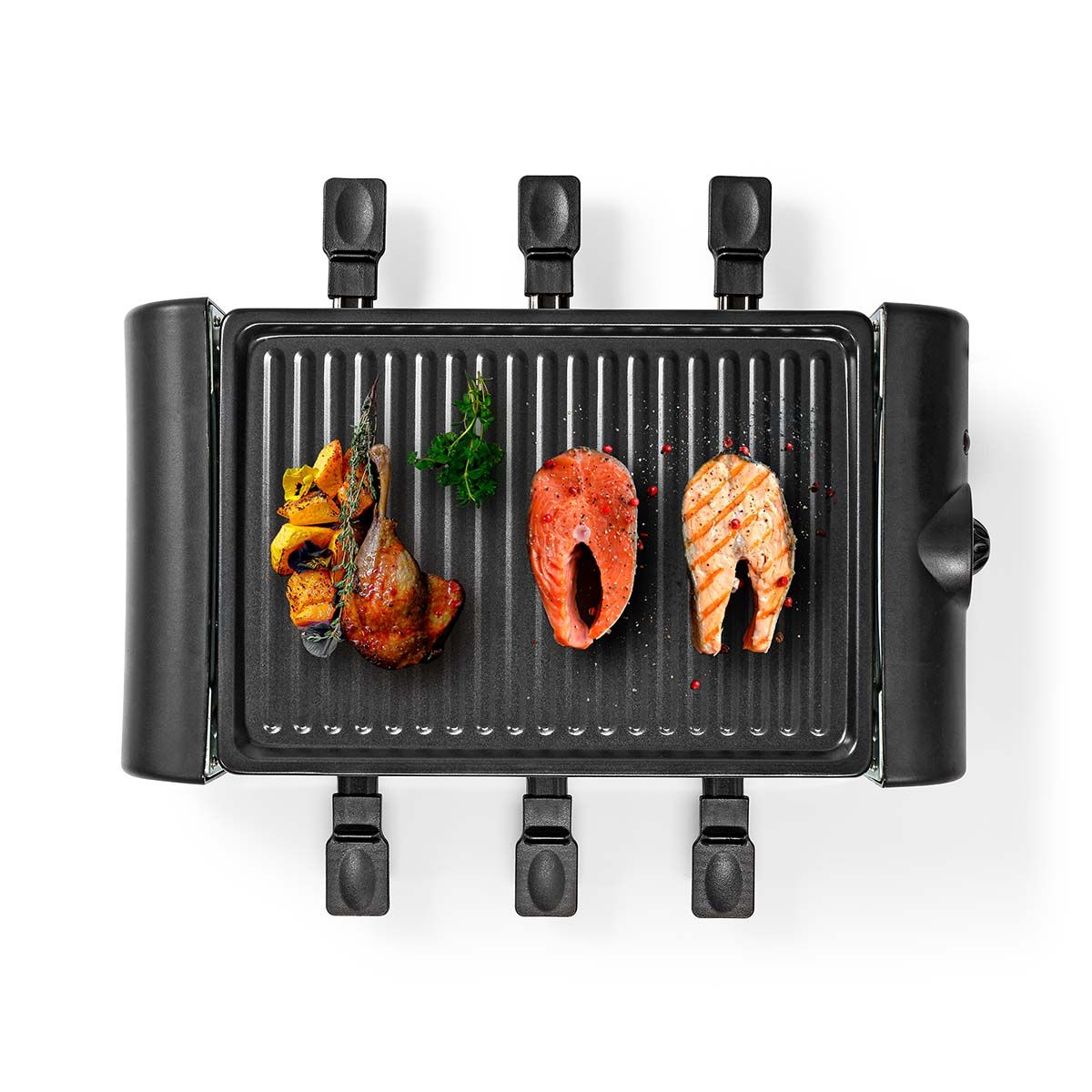 Nedis FCRA220FBK6 Gourmet Raclette