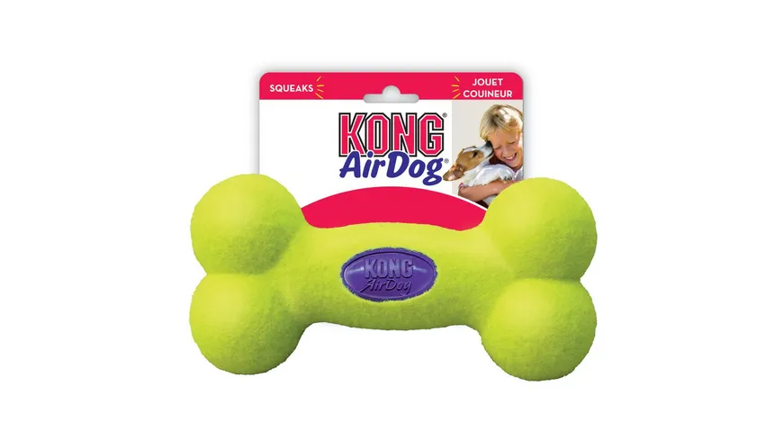 KONG Hundespielzeug Airdog Squeaker Bone M