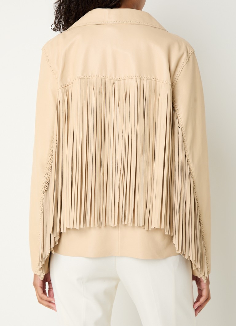 Jachetă din piele de miel Ralph Lauren Fleck