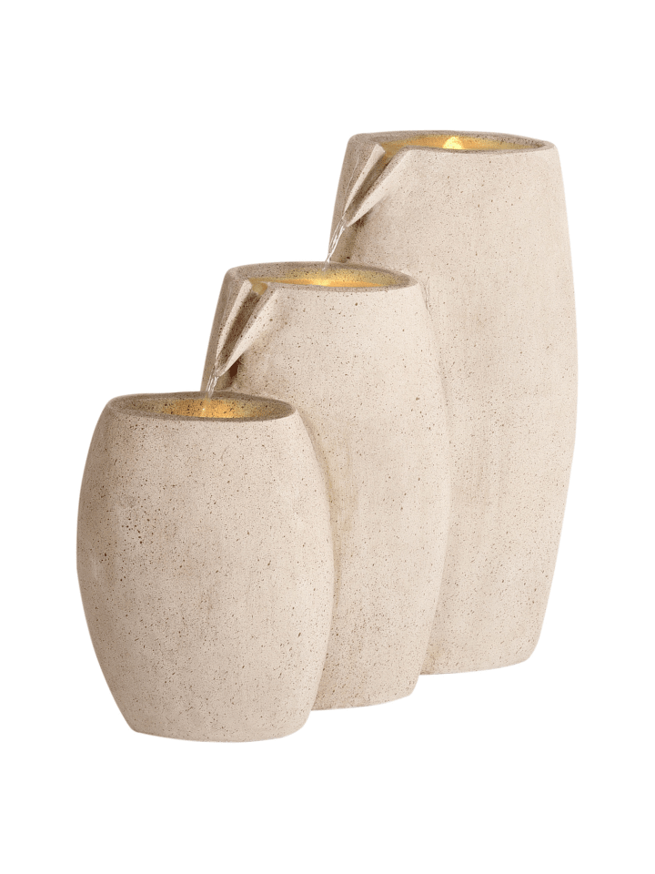 Beliani Gartenbrunnen ARKLE in Beige - (W) 63 x (H) 70 x (L) 28 cm günstig kaufen onesize