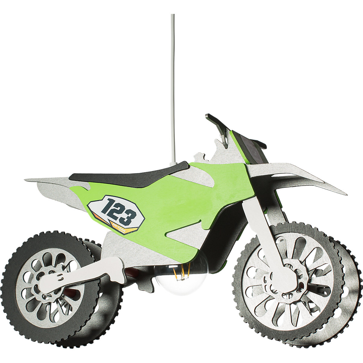 Pendelleuchte Motorcrossmaschine