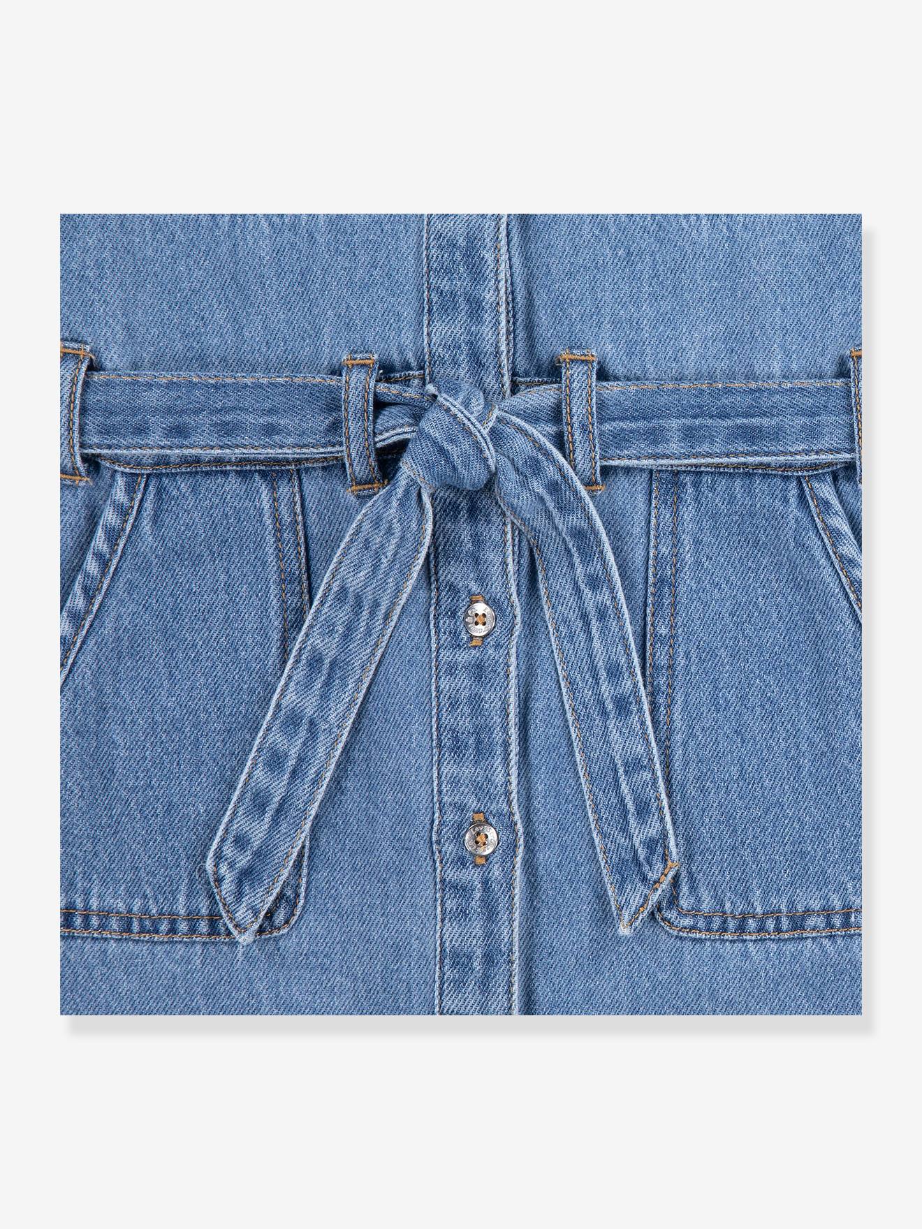 Levis Mädchen Jeanskleid Levi's, Bio-Baumwolle - jeansblau