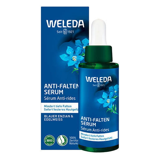WELEDA Anti-Falten Serum blauer Enzian & Edelweiß  30 ml  Gel