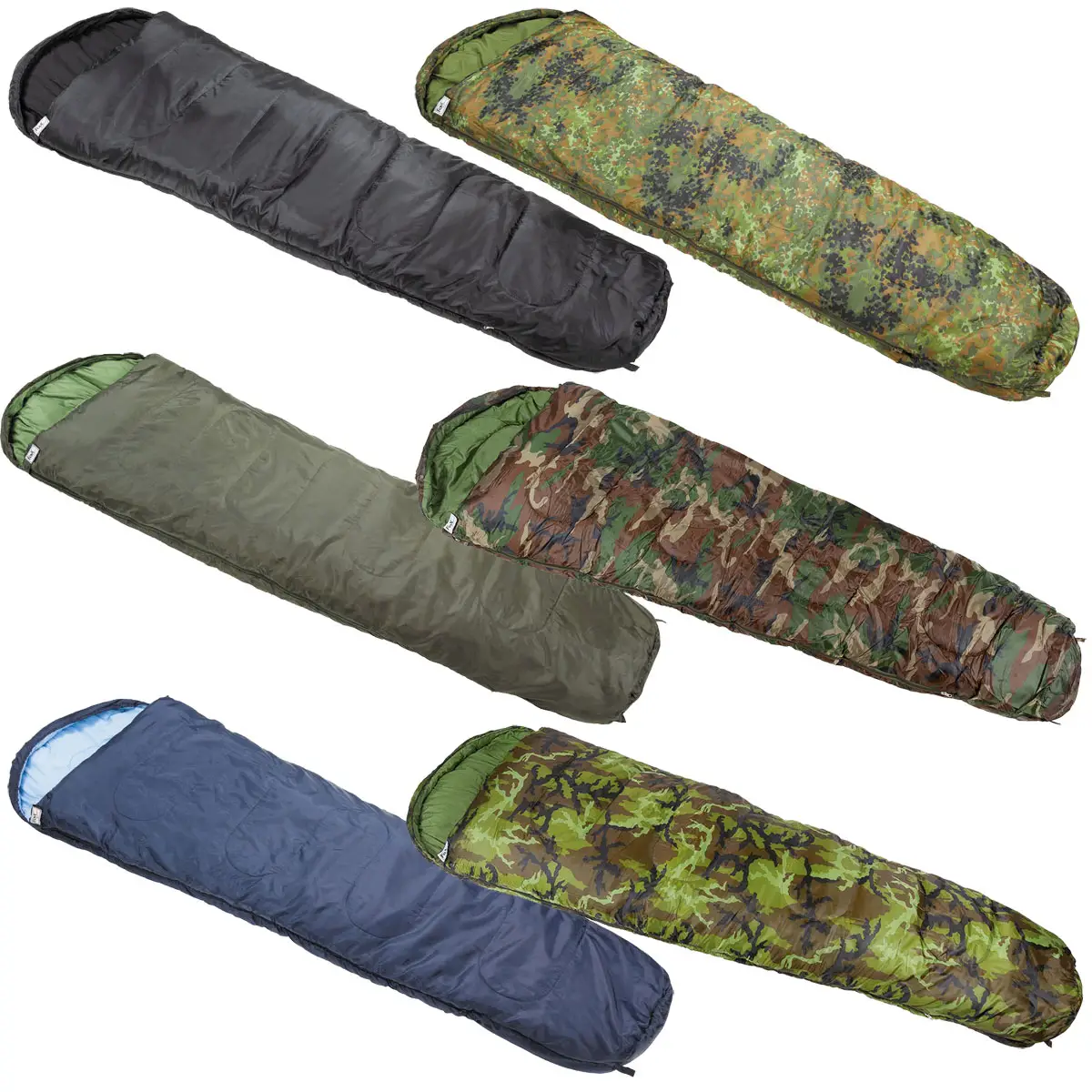 FOX Outdoor Mumienschlafsack versch. Farben