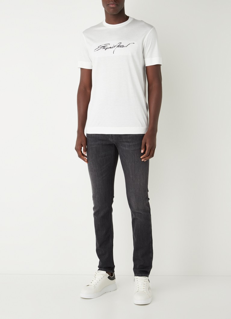 Calça jeans Emporio Armani Slim fit com elastano