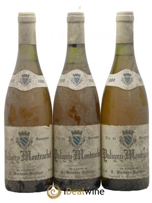 Puligny-Montrachet Domaine Buisson Battault 1989 - Lot de 3 Bouteilles