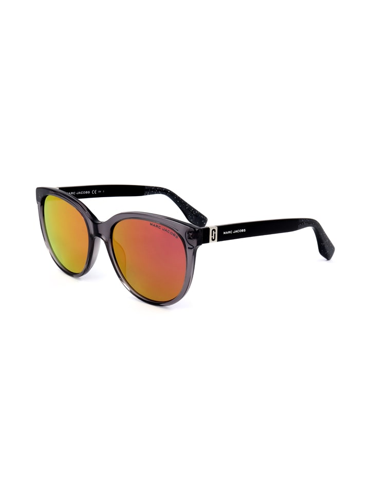 Marc Jacobs Damen-Sonnenbrille in Grau/ Pink-Gelb günstig kaufen 55