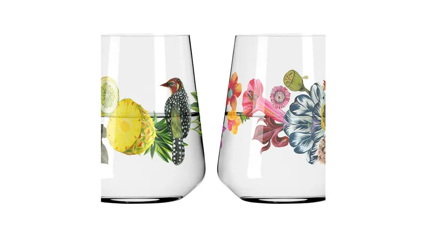 RITZENHOFF Allround-Glas Sommertau 2er-Set #1#2 Grün, Gelb, Rot