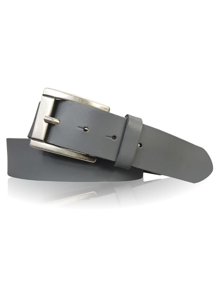 FRONHOFER Ledergürtel 4cm in Grau günstig kaufen