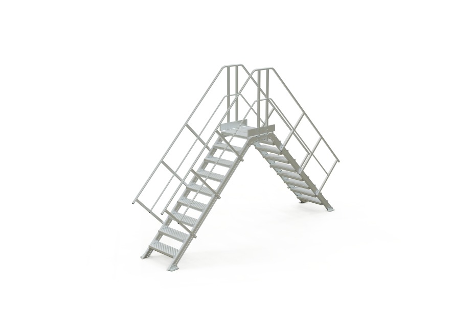 Platformă de transfer Altrex 224529 cu 9 trepte, 45 de grade și 60 de grade