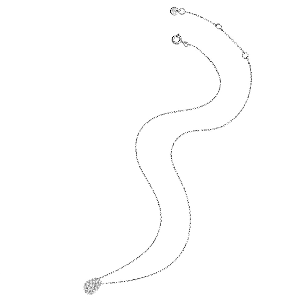 Glanzstücke München Collier en argent Argent sterling Oxyde de zirconium (CZ) en Argent collier