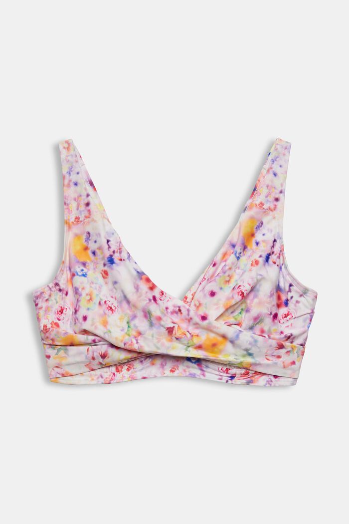 Bikinitop mit Blumenprint für große Cups