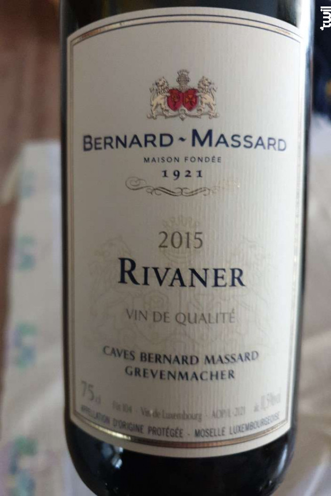 Rivaner Bernard-Massard Vin Blanc●Moselle Luxembourgoise 1996 75cl