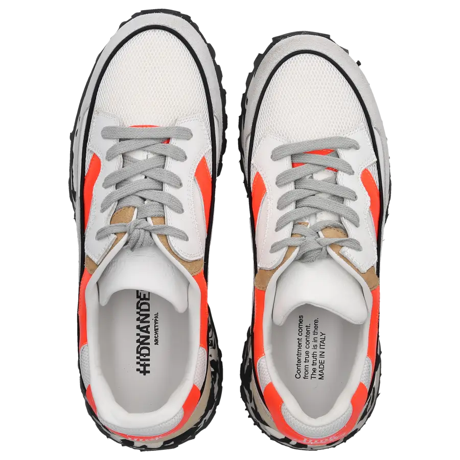 Hidnander - Sneaker low THREEDOME Kalbsleder - grau