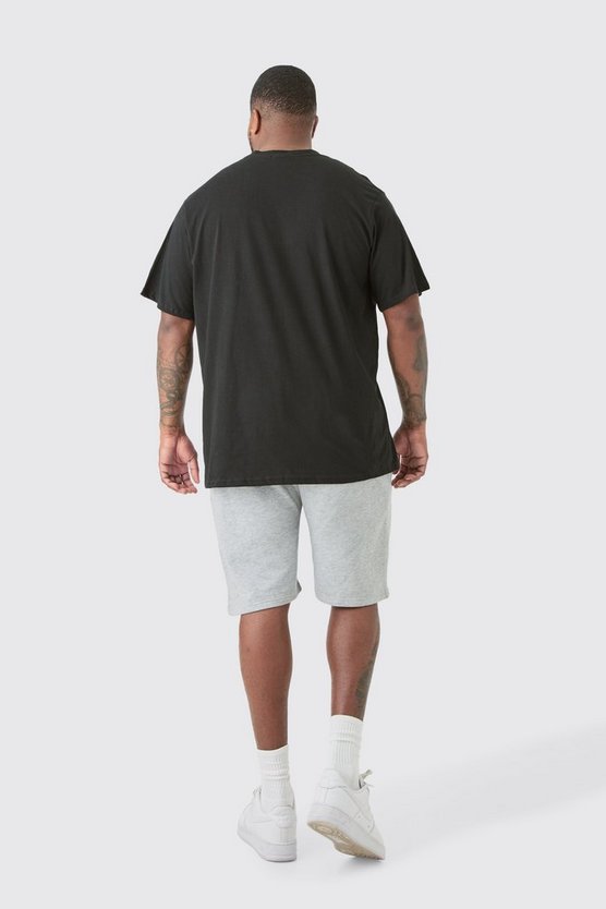 Plus T-Shirt und Shorts mit Bronx-Print